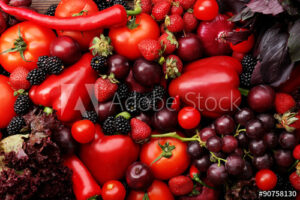 ผักผลไม้สีแดง